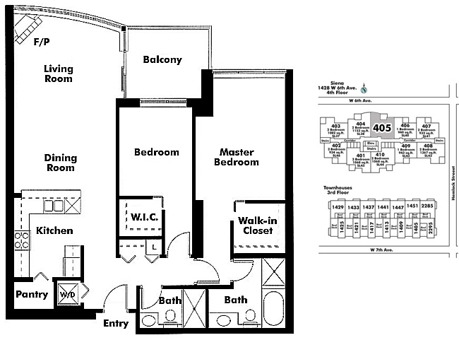 Floor plan 405
