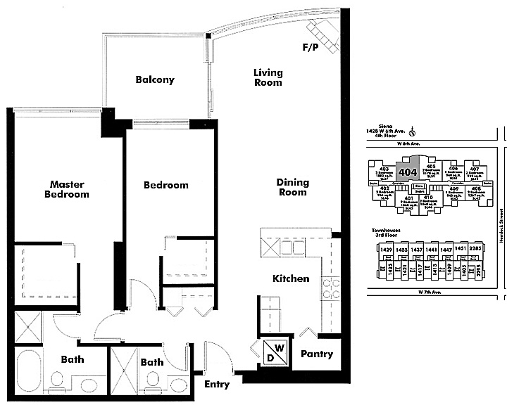 Floor plan 404