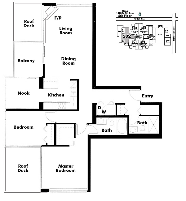 Floor plan 502
