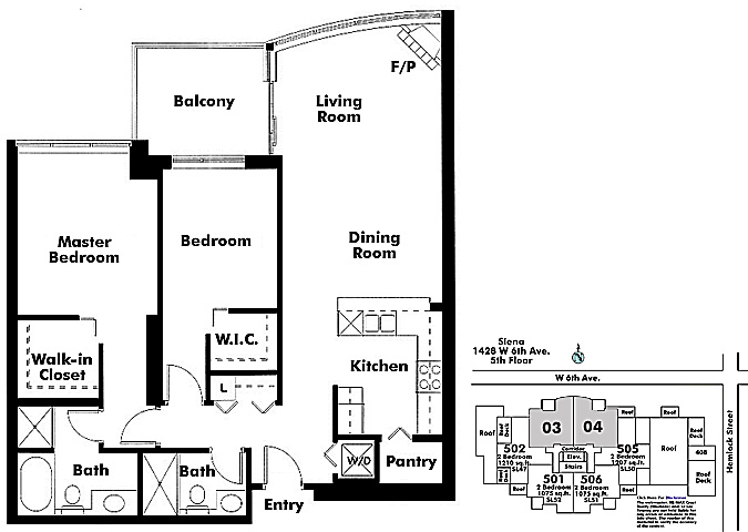 Floor plan 504