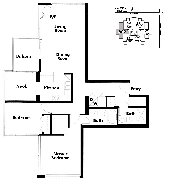 Floor plan 602