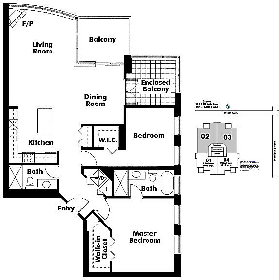 Floor plan 1303