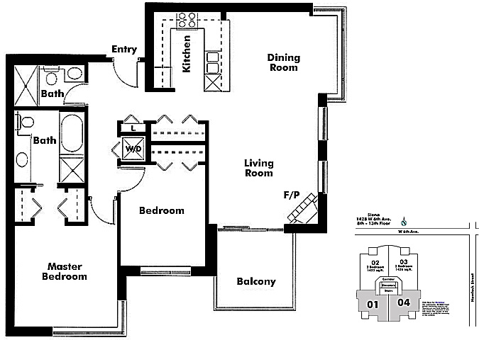 Floor plan 1304