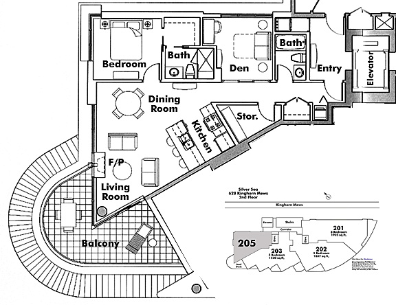 Floor plan 205