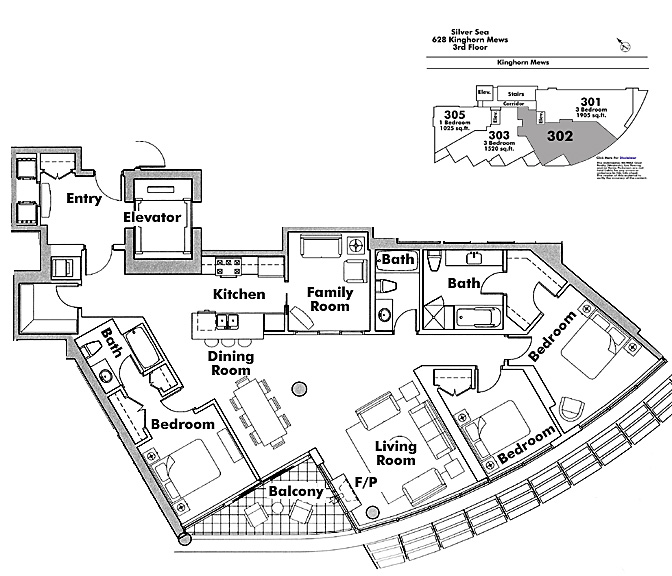 Floor plan 302