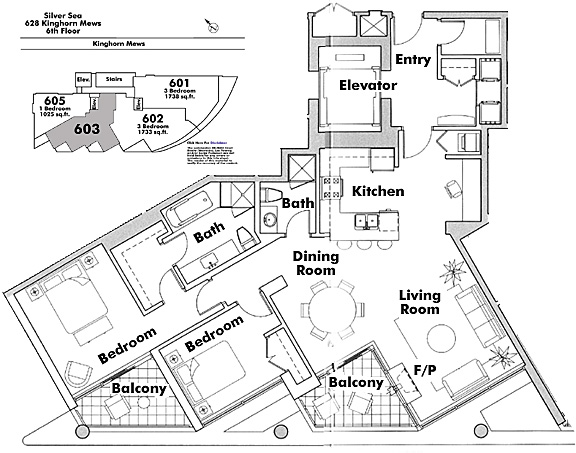 Floor plan 603