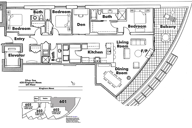 Floor plan 601