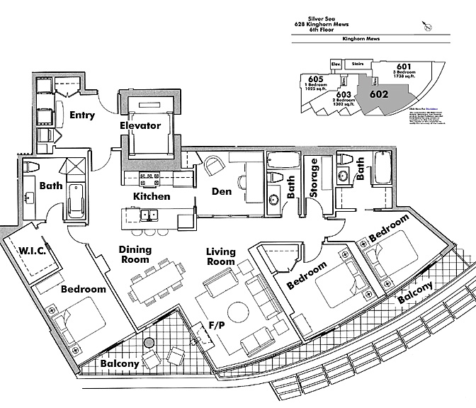 Floor plan 602