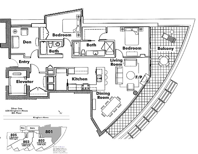 Floor plan 801