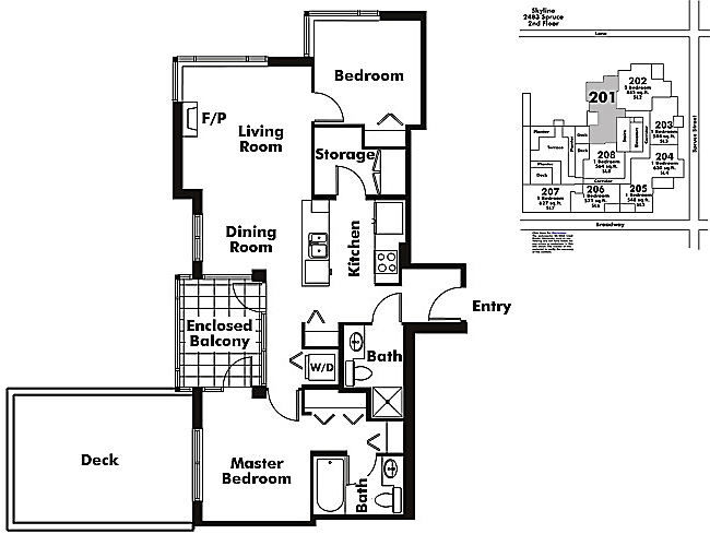 Floor plan 201