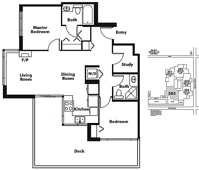 Floor plan 305