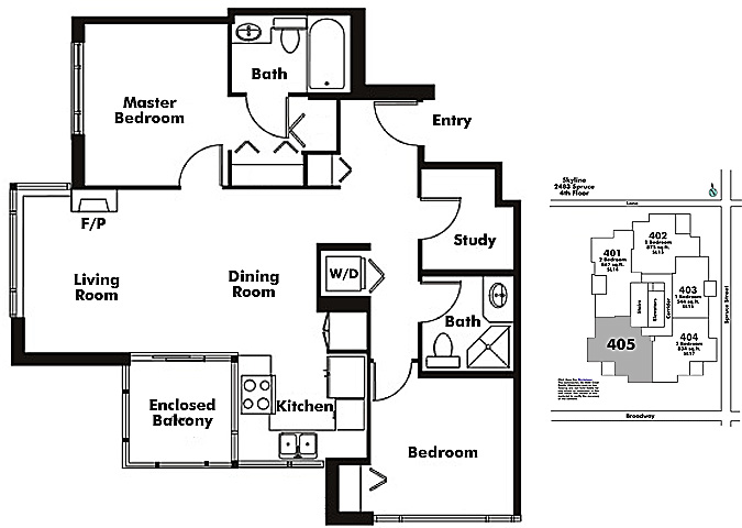 Floor plan 405