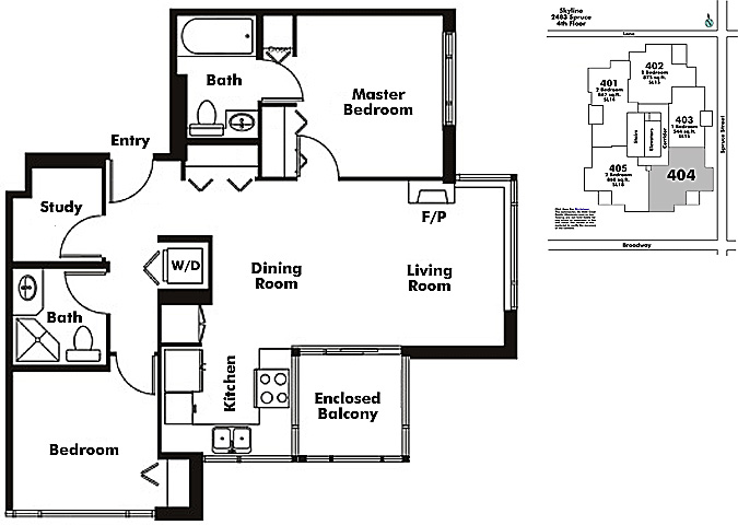 Floor plan 404