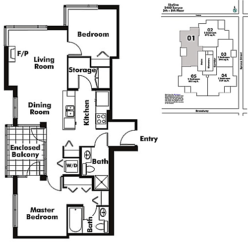 Floor plan 401