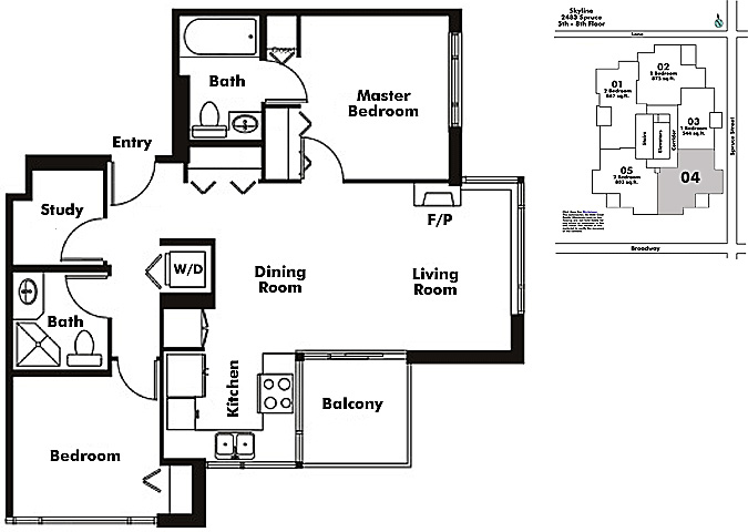 Floor plan 804