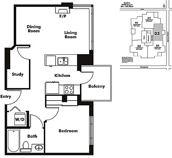 Floor plan 203