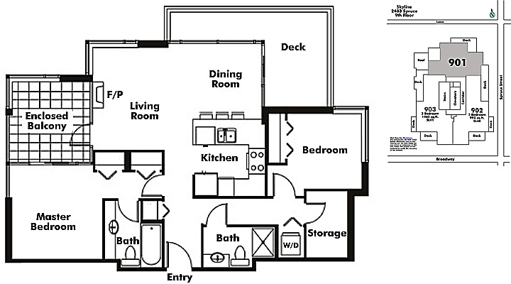 Floor plan 901