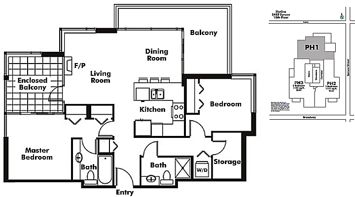 Floor plan PH1