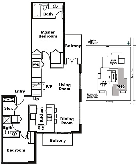 Floor plan PH2