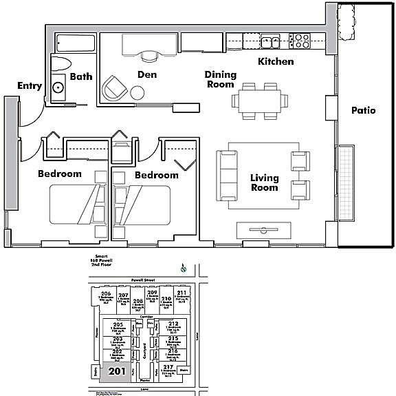 Floor plan 201
