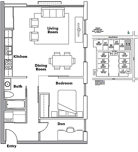 Floor plan 511