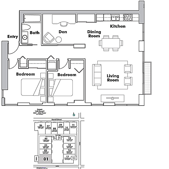 Floor plan 301
