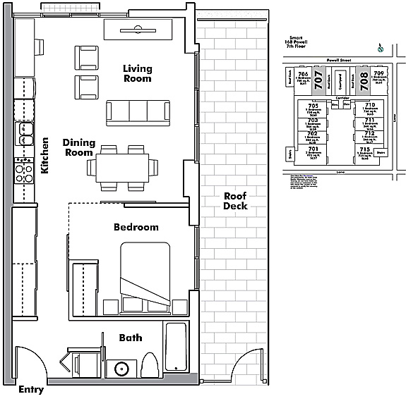Floor plan 707