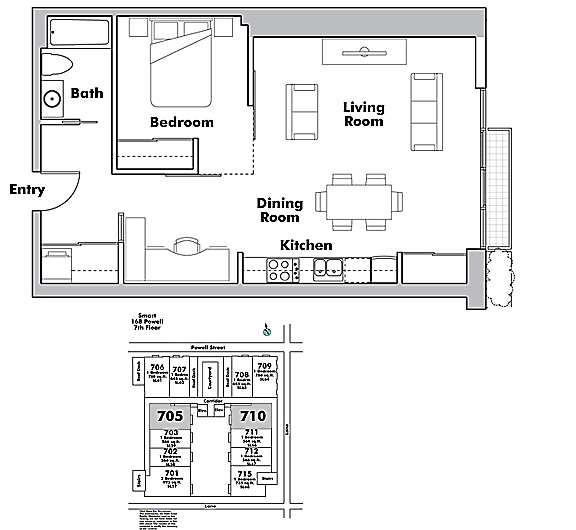 Floor plan 705