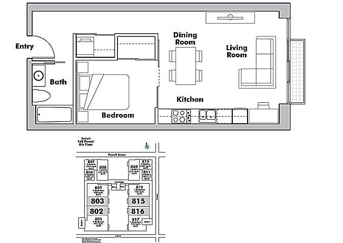 Floor plan 815