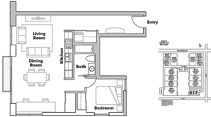 Floor plan 817