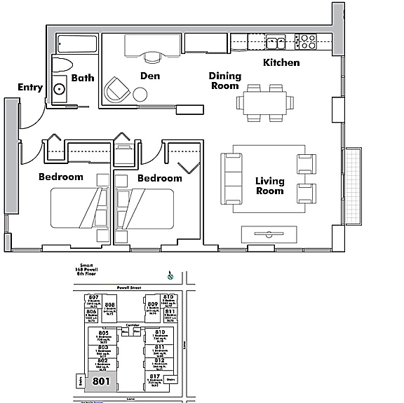 Floor plan 801