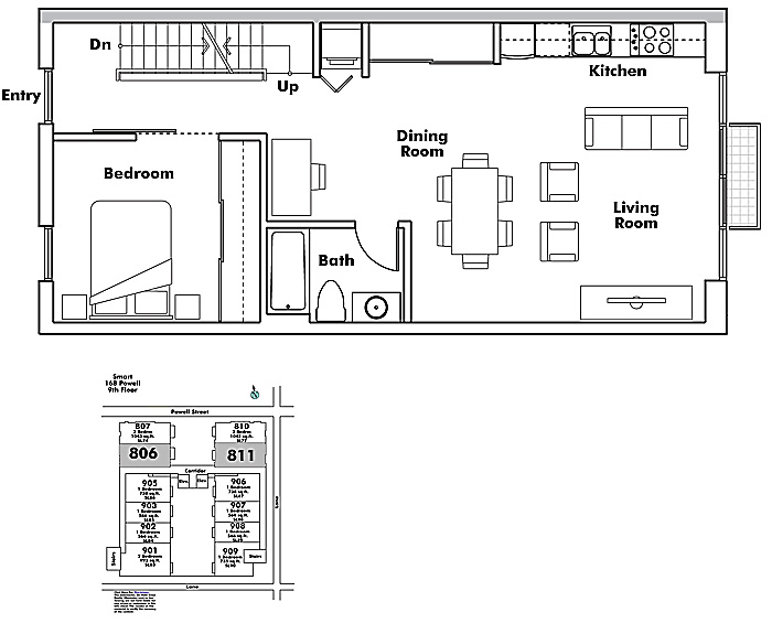 Floor plan PH806