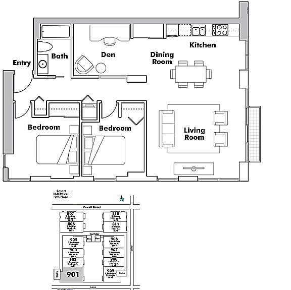 Floor plan 901