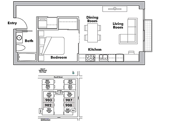Floor plan 907