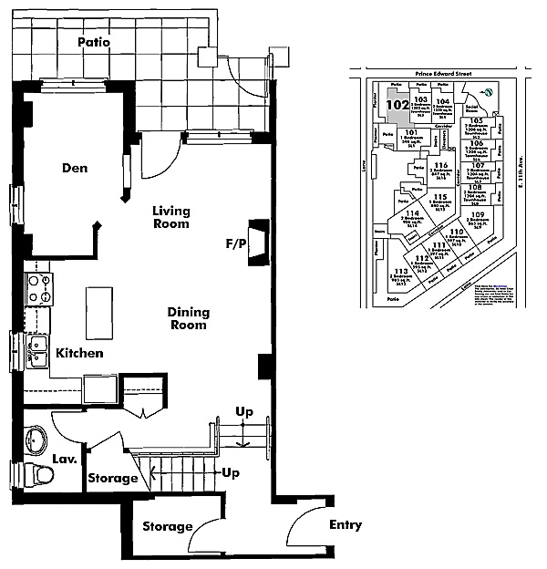 Floor plan 102