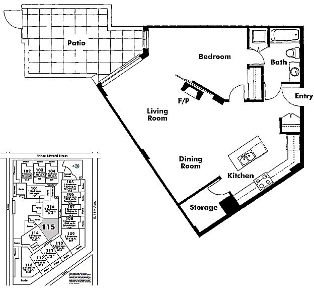Floor plan 115