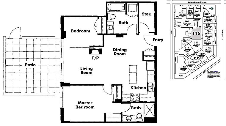 Floor plan 116