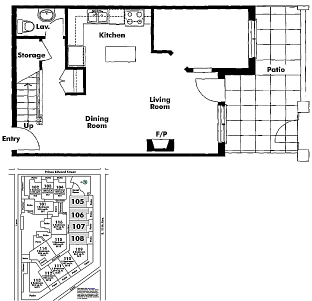 Floor plan 105