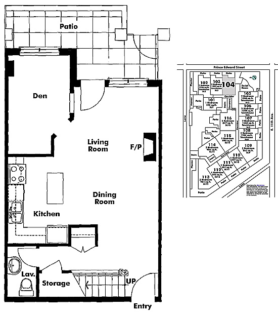 Floor plan 104