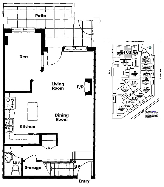 Floor plan TH103