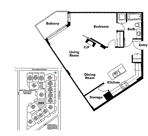Floor plan 209