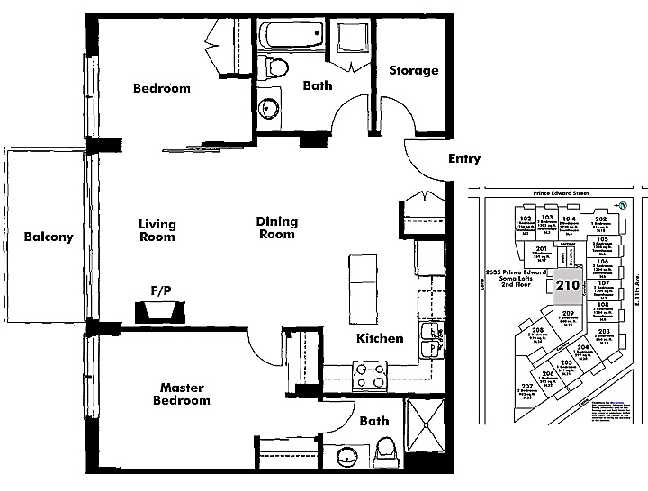 Floor plan 210