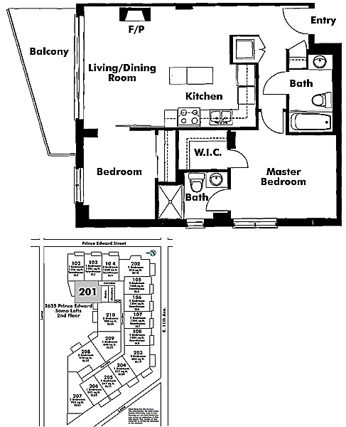 Floor plan 201