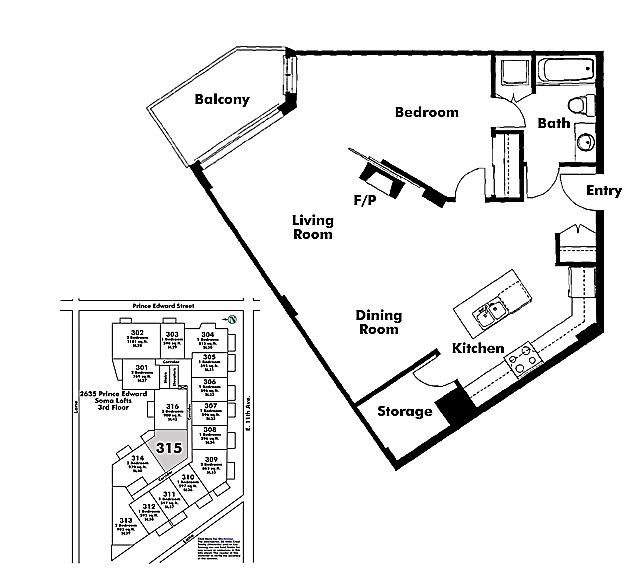 Floor plan 315