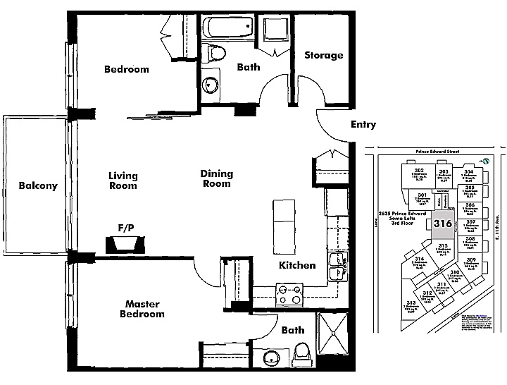 Floor plan 316