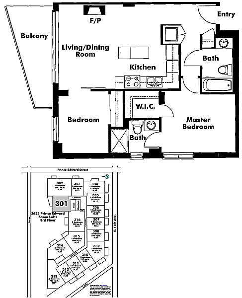 Floor plan 301