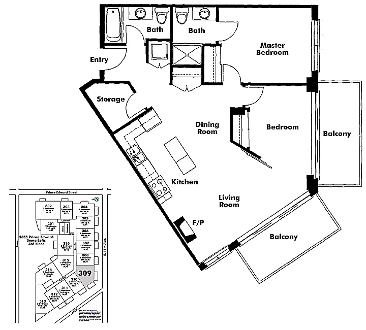 Floor plan 309