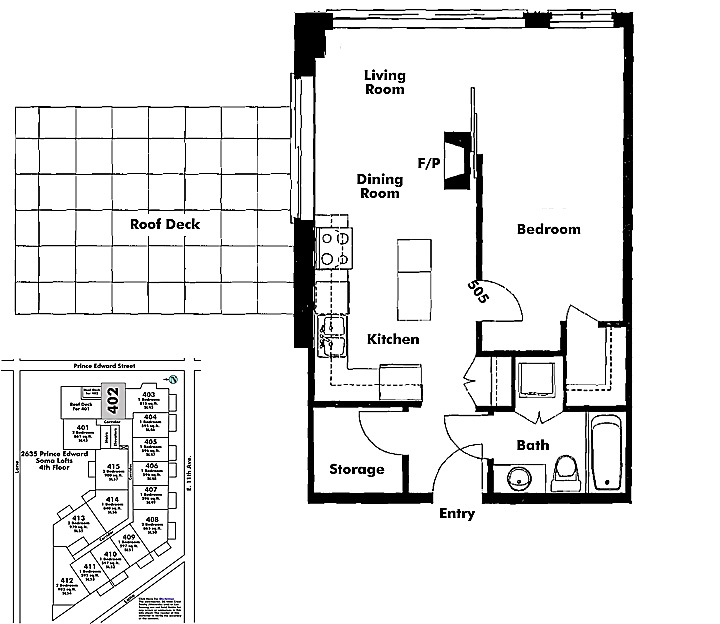 Floor plan 402