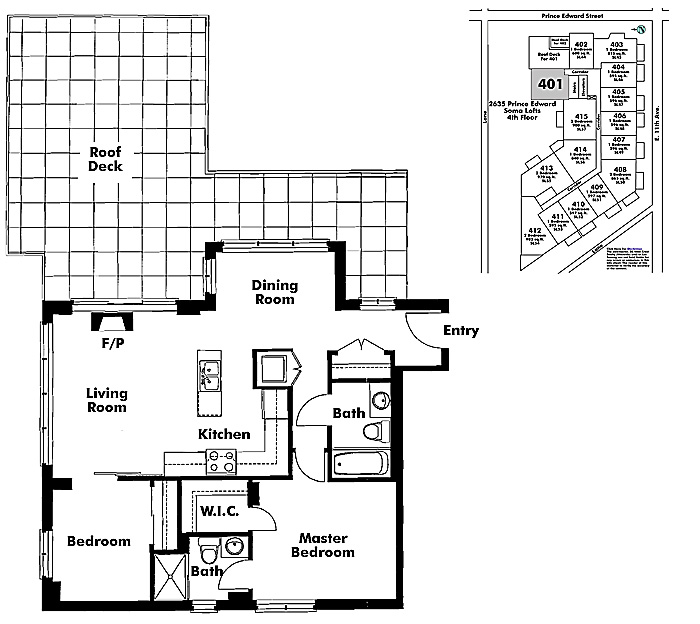 Floor plan 401