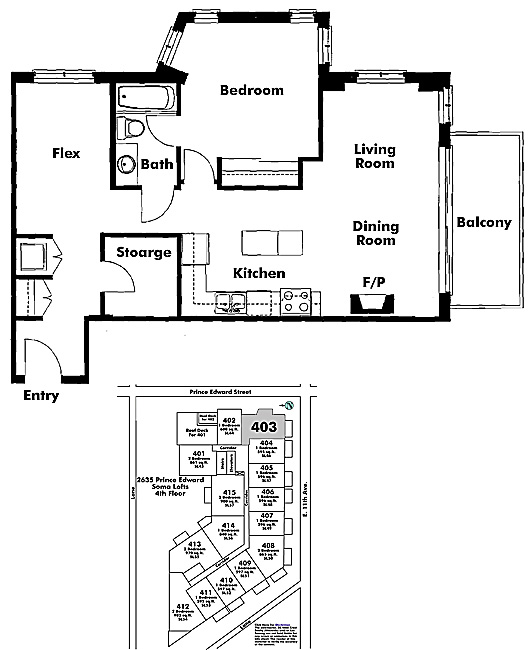 Floor plan 403
